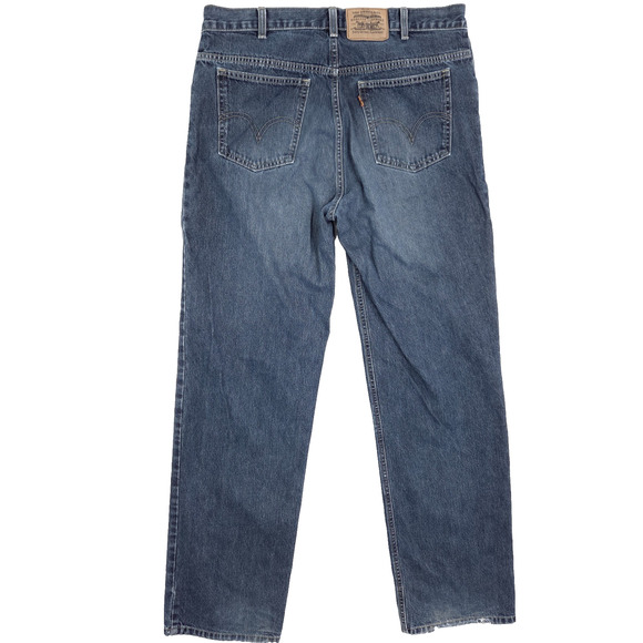 Levis 505 Jeans Mens 35x33 Regular Straight Fit Vintage Orange Tab Made In USA - Picture 7 of 9